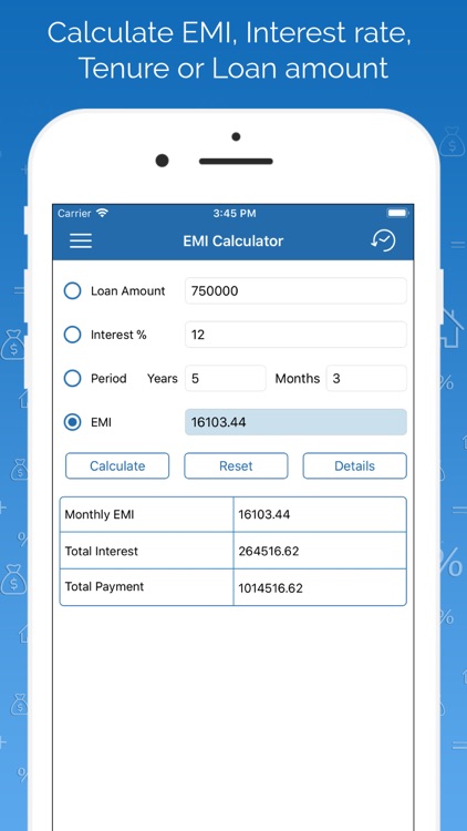 EMI Calculator & Finance PRO