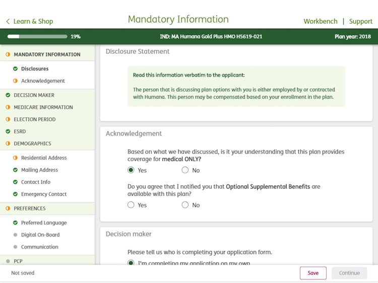 Enrollment HUB