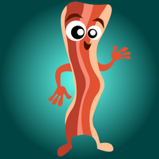 ‎BaconMoji bacon emoji stickers