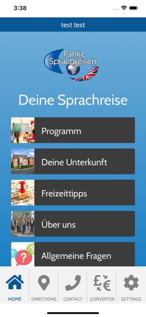 Panke-Sprachreisen Student app(圖1)-速報App