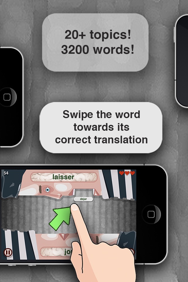 Wordeaters: Spanish & French screenshot 3