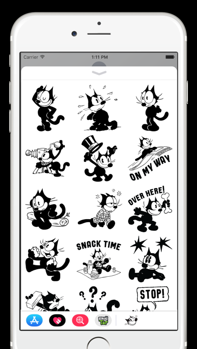 How to cancel & delete Felix the Cat Classic Stickers from iphone & ipad 3