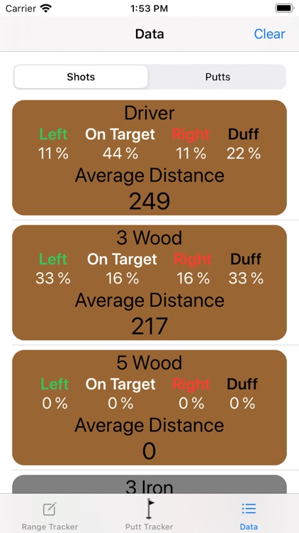 Driving Range Tracker screenshot-4