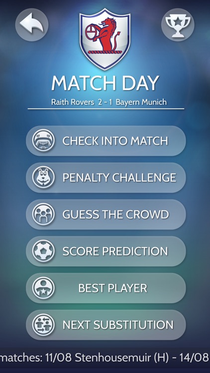 Raith Rovers Matchday App