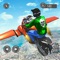 Do you love to flying bike stunt driving games 