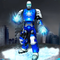 Snow Robot Mad City Battle