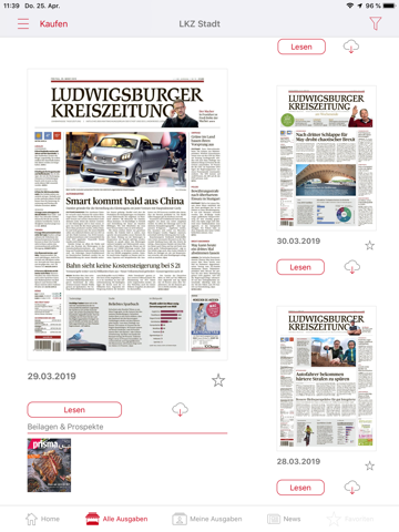 Ludwigsburger Kreiszeitung - náhled