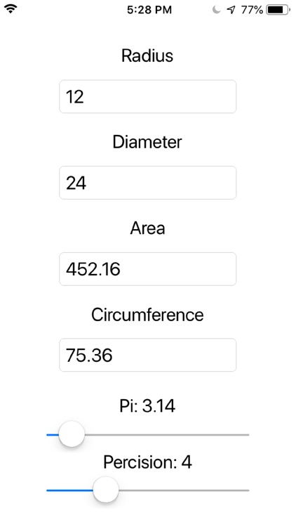 Circle Calc.