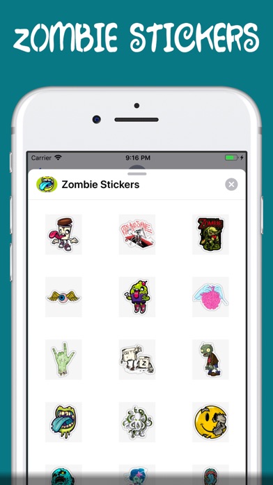 zombie stickers † screenshot 4