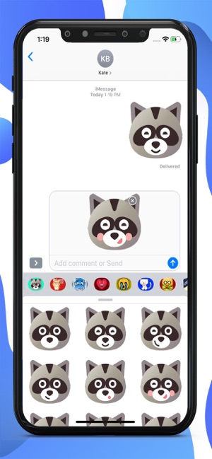 Raccoon Cartoon Stickers(圖2)-速報App