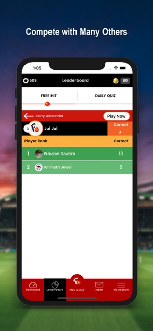 FullToss: Cricket Quiz app(圖2)-速報App