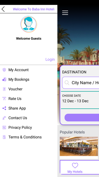 Baba Inn Hotels screenshot 2