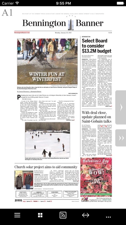 Bennington Banner By New England Newspapers Inc