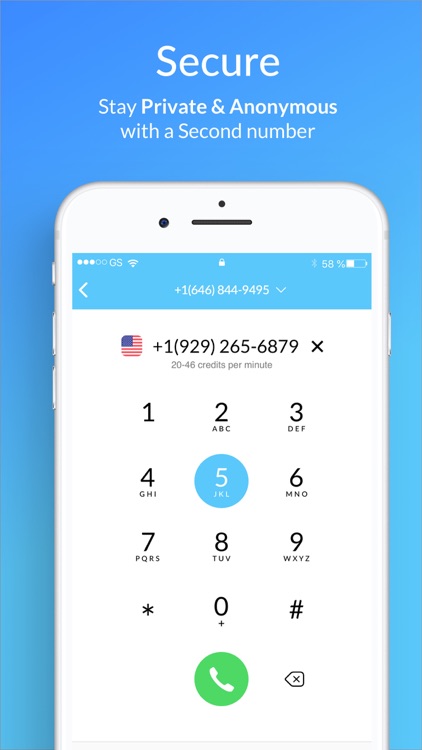 Second Phone Number - SIMless screenshot-3