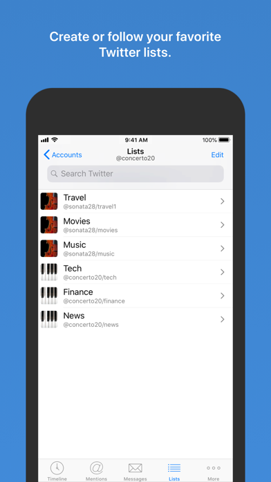 Tweetlogix for Twitter screenshot1