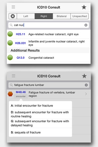 ICD10 Consult screenshot 2