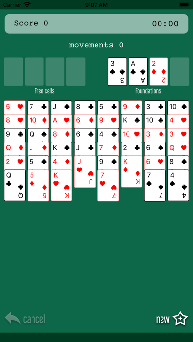 Freecell - cards game screenshot 2