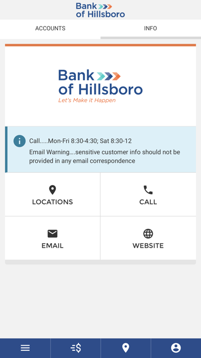 How to cancel & delete Bank of Hillsboro from iphone & ipad 4