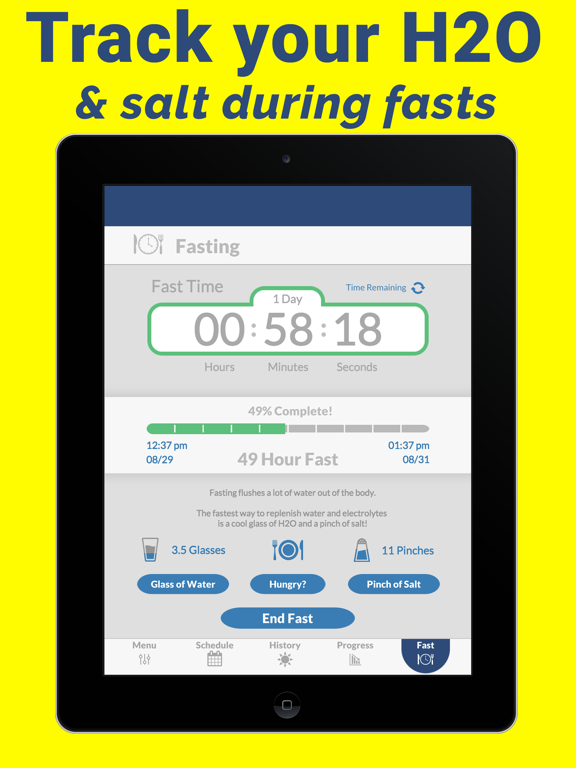 Screenshot #6 pour Stupid Simple Fasting Tracker