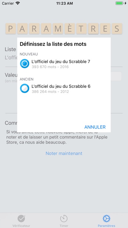 Vérificateur Mots du SCRABBLE® screenshot-4