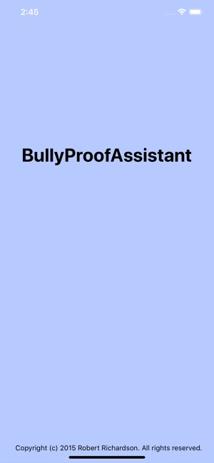 BullyProofAssistant