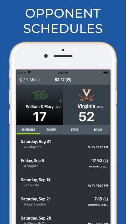 Virginia Cavaliers Football screenshot-7