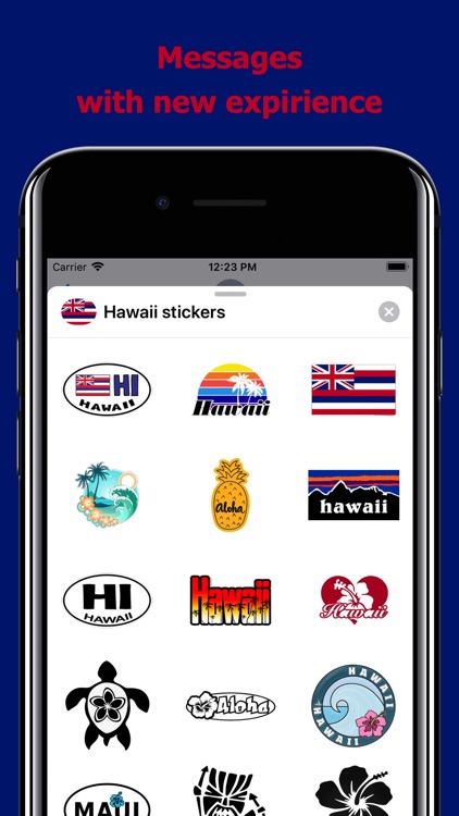 Hawaii emojis - USA stickers