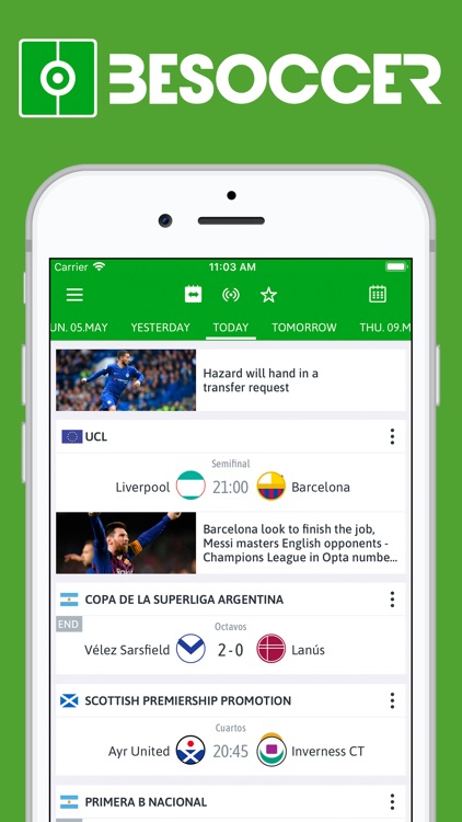 BeSoccer Pro