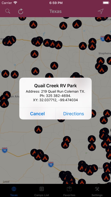 Texas – Campgrounds & RV Parks screenshot-3