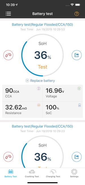 Battery Test 1000