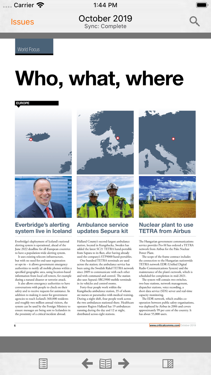 Critical Communications Today