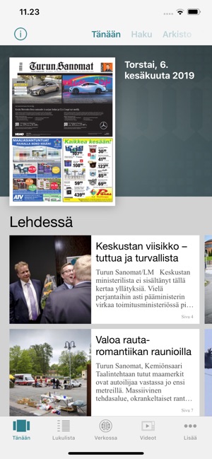 Turun Sanomat näköislehti(圖1)-速報App