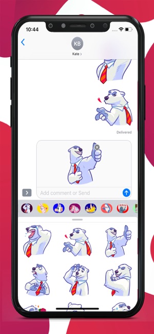 Polar Bear Animal Stickers(圖3)-速報App