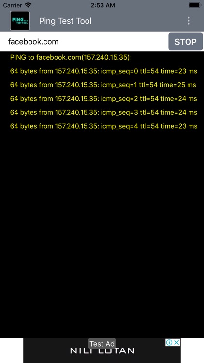 Ping Test Tool