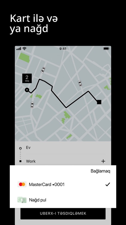 Uber AZ — request taxis