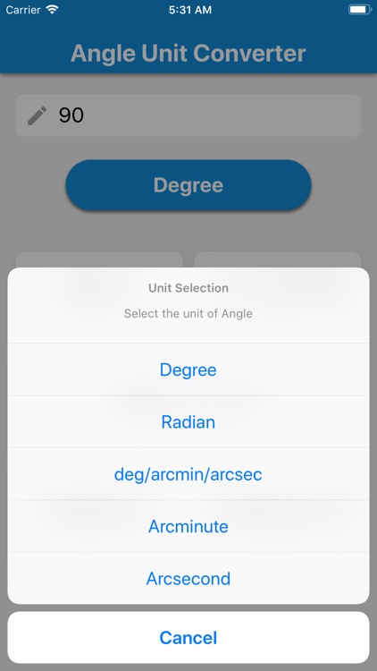 Angle Unit Converter