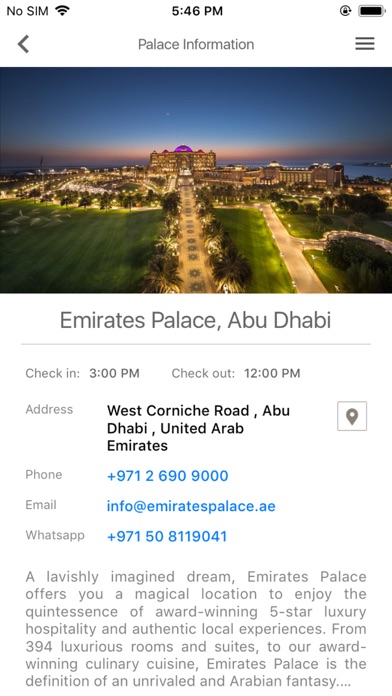 Emirates Palace screenshot 3