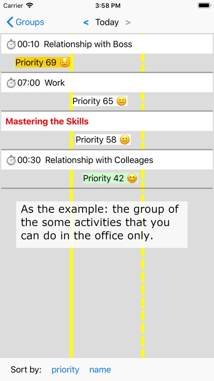 Activities and Priorities screenshot-7