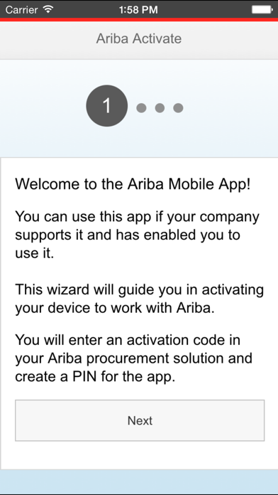 How to cancel & delete Ariba Mobile from iphone & ipad 1