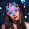 » Do you wish to add "popular glitter mask" on your photo 