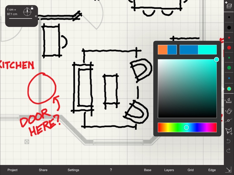 Arrette Scale sketch drafting screenshot-0