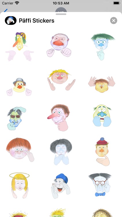 Animated Päffi Stickers