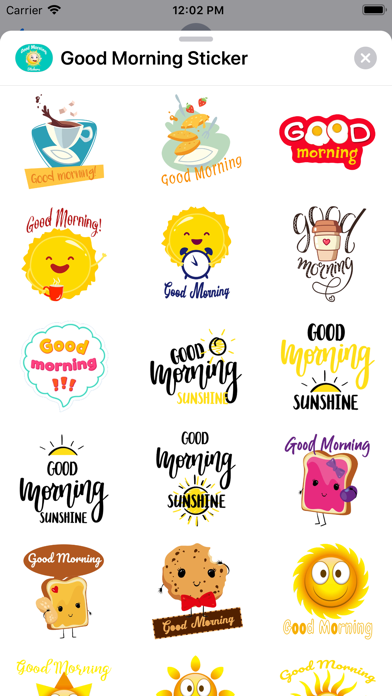 Happy Good Morning Sticker for iOS & Android