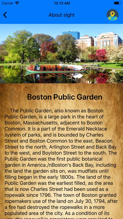 Boston for tourism