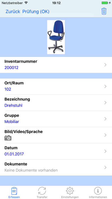 Inventarisierung mit Barcode screenshot 2