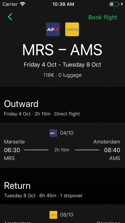 TripAway, Flights Calendar screenshot-8