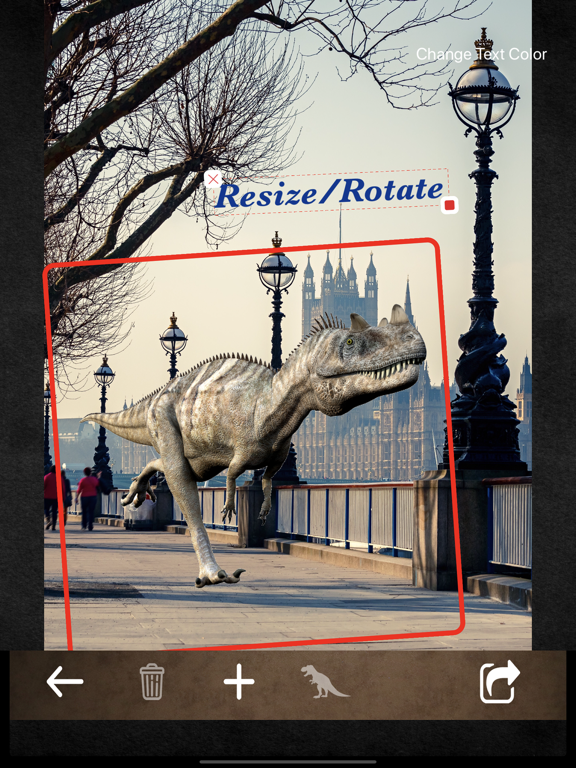 Dinosaur Photo Editor screenshot 2