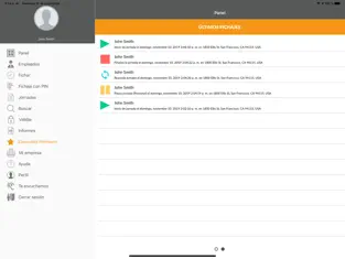 Captura de Pantalla 2 Bixpe Control horario iphone