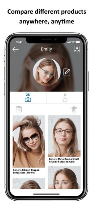 eyeglass fitting app