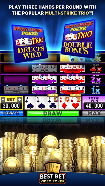 Best Bet Video Poker|50+ Games screenshot-7